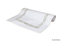 ARABIAN WAVE SILVER BATH MAT