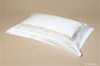 ARABIAN WAVE SILVER PILLOWCASE