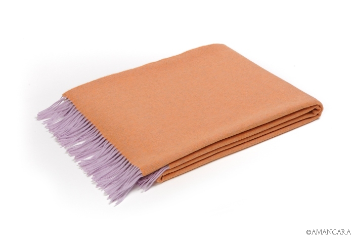 BASILEA ORANGE CASHMERE THROW