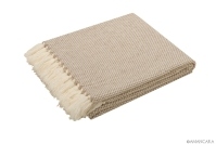 BERN CASHMERE THROW- BEIGE