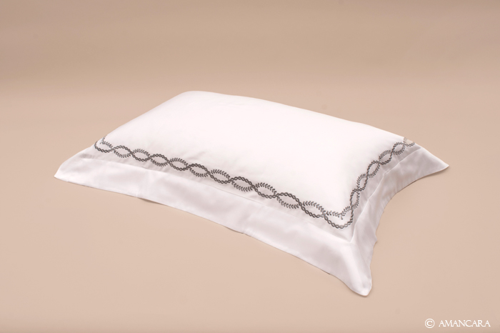 BORGIA PILLOWCASE GREY