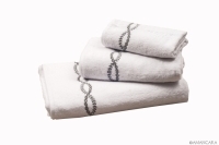 BORGIA GREY BATH TOWELS