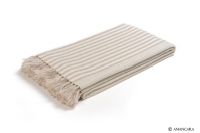 CAMPIGLIO CASHMERE THROW- BEIGE 