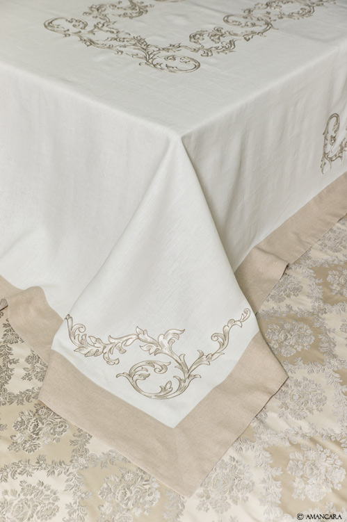 CAPRI LINEN TABLECLOTH