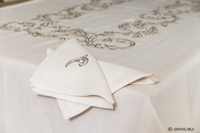 CAPRI LINEN TABLECLOTH