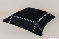 CETARA BLACK PILLOWCASE