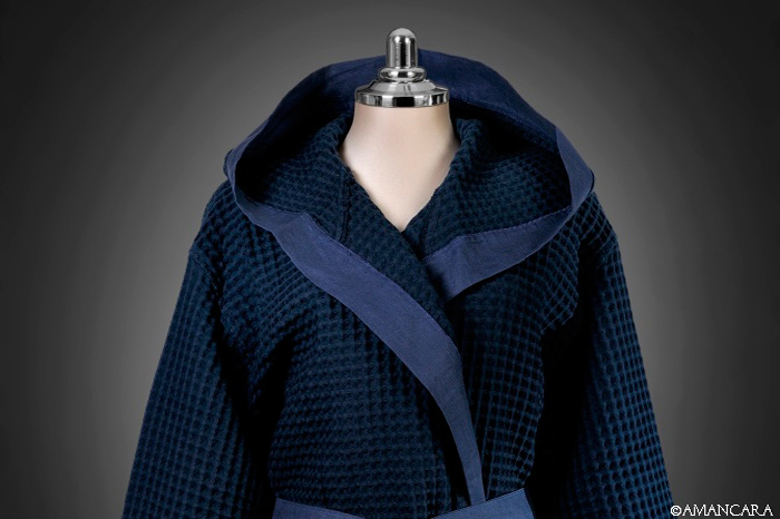 CHAMBERY BATHROBE BLUE