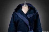 CHAMBERY BATHROBE BLUE