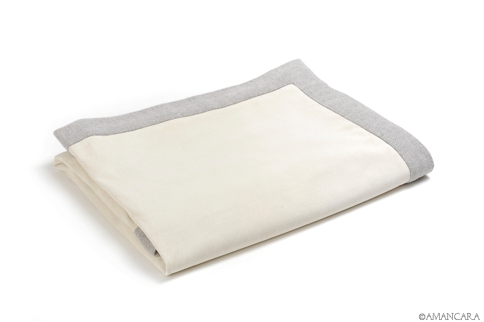 CORTINA CASHMERE THROW WHITE