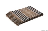 COURMAYEUR CASHMERE THROW BROWN