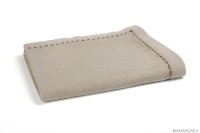 DAVOS PIPING CASHMERE BLANKET