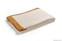 DERRY CASHMERE THROW SAND