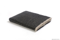 DOLMAN CASHMERE THROW-DARK GREY