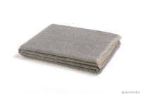 DOLMAN CASHMERE THROW- LIGHT GREY