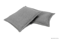 DOLMAN CASHMERE CUSHION COVER- LIGHT GREY