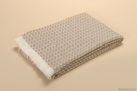 ETRURIA CASHMERE THROW- BROWN