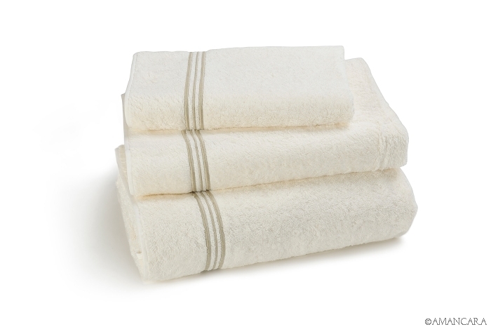 GENEVE BATH TOWELS CREAM-BEIGE