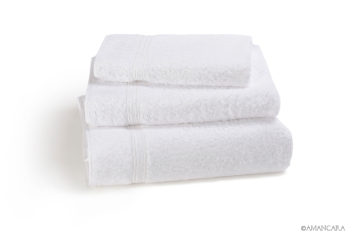 GENEVE BATH TOWELS WHITE