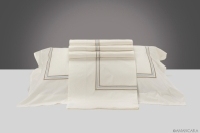 GENEVE BED SET BEIGE-LIGHT BLUE