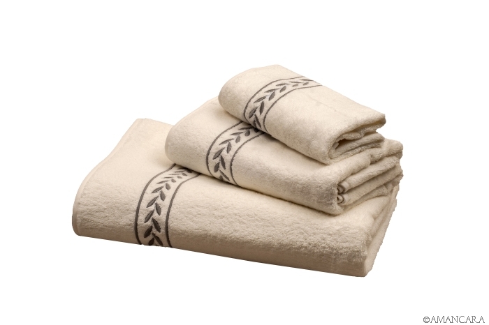 IMPERO BATH TOWELS GREY