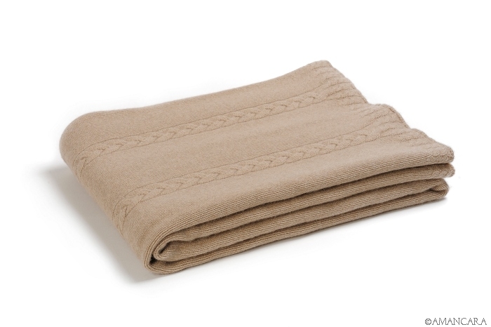 JOSEF CASHMERE BLANKET CAMEL