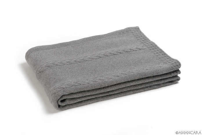 JOSEF CASHMERE BLANKET GREY