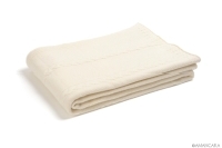 JOSEF CASHMERE BLANKET WHITE