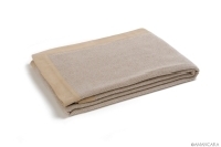 LAUSANNE CASHMERE THROW- BEIGE