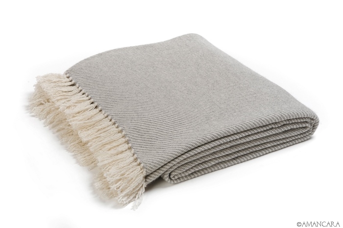 LAUSANNE CASHMERE BLANKET WITH FRINGES