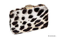 LEOPARD FUR CLUTCH