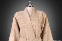 MALAGA BATHROBE BEIGE