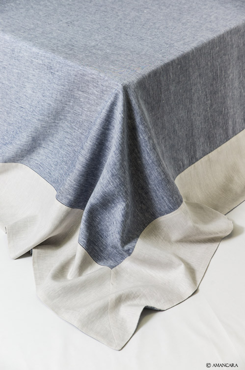 MARESCA LINEN TABLECLOTH