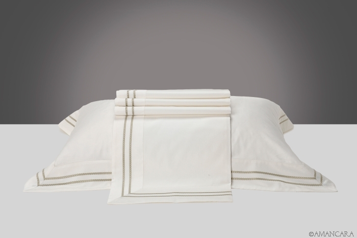 MEDICI BED SET IVORY