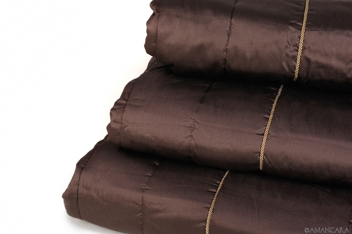 MONACO QUILT SET BROWN