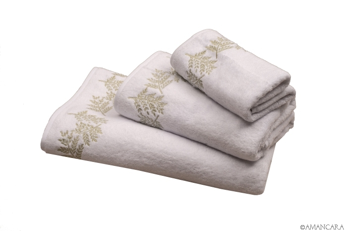 MONET BATH TOWELS GREEN