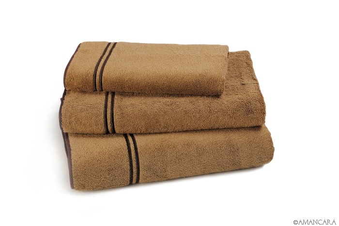 NEWPORT BATH TOWELS COOKIE-BROWN