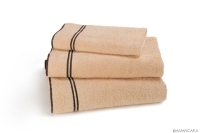 NEWPORT BATH TOWELS PEACH-BROWN