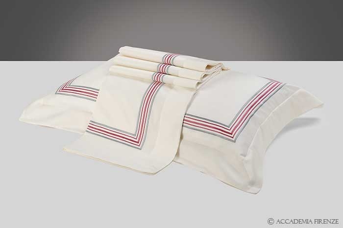 RAFFAELLO BED SET RED & GREY