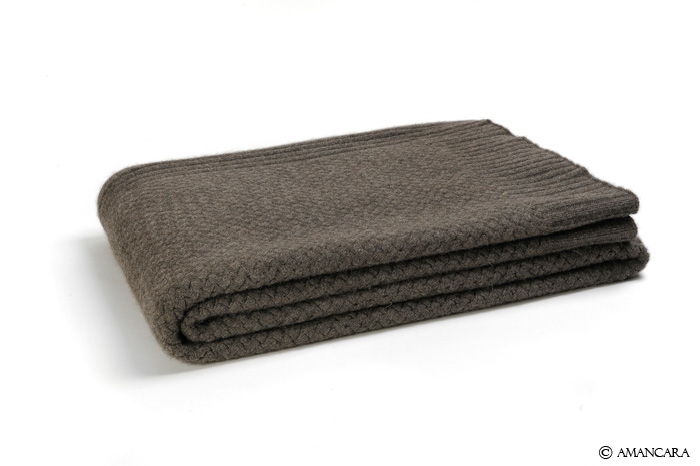 SALZBURG CASHMERE BLANKET BROWN