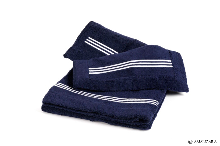 SEGESTA BATH TOWELS BLUE