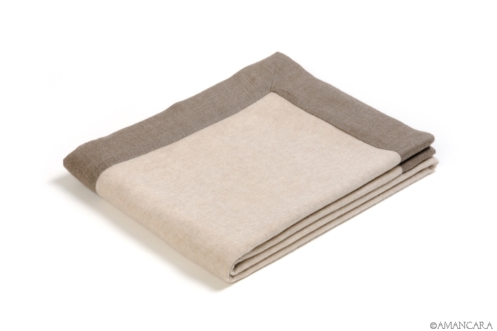 ST. ANTON CASHMERE BLANKET BEIGE