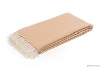 ST. MORITZ CASHMERE THROW SALMON