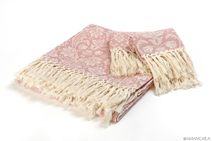 USTICA BATH TOWELS PINK