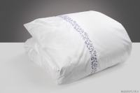 VITTORIA DUVET COVER WHITE-LILAC