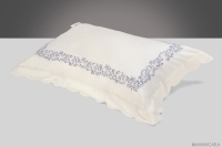 VITTORIA PILLOWCASE CREAM-LILAC