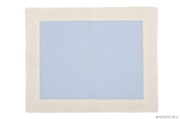 YORK PLACEMAT LIGHT BLUE-CREAM