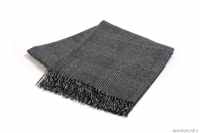 ZURICH CASHMERE THROW BLACK